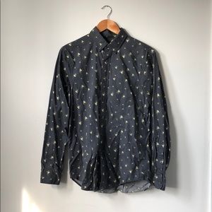Club Monaco Baby Floral Print Shirt